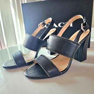 Coach Rylie Bead Chain Heel Sandal